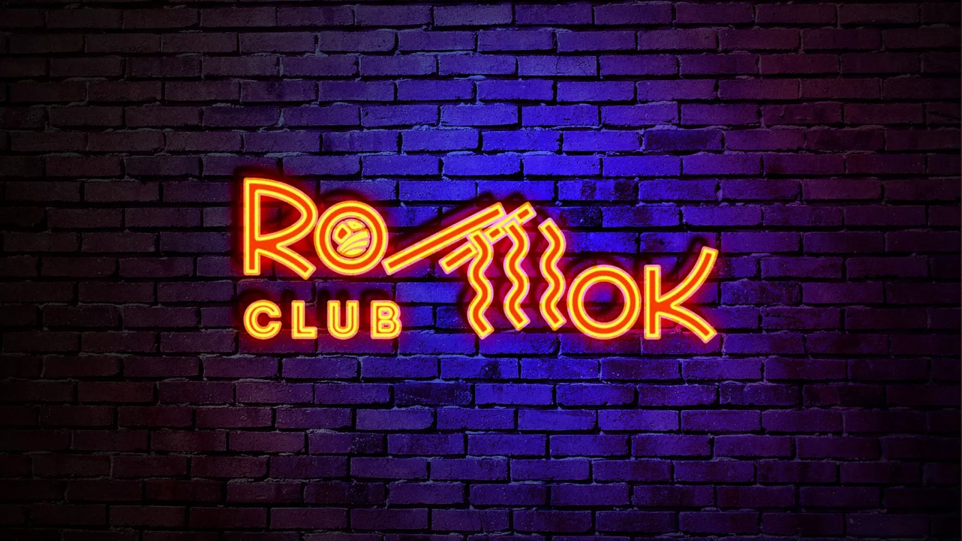 Разработка интерьерной вывески суши-бара «Roll Wok Club» в Малмыже